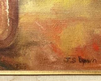 Original signed bouquet painting