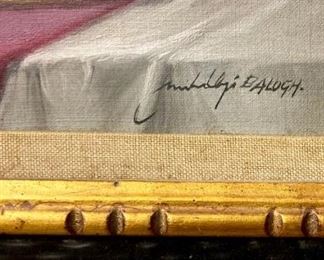 Original Balogh framed still life painting