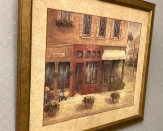 Framed Corner Store print