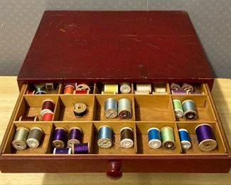 Vintage sewing box