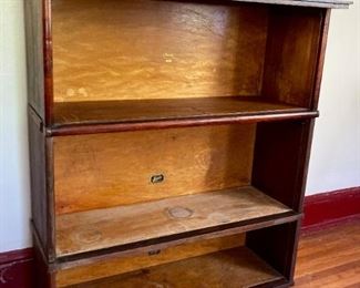 Antique wooden barrister cabinets (incomplete)