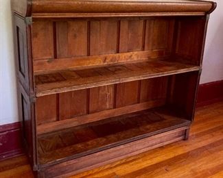 Antique wooden barrister cabinets (incomplete)