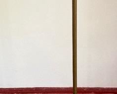 Antique metal bridge arm floor lamp