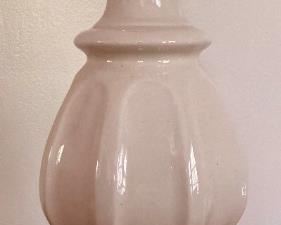 Vintage white ceramic lamp