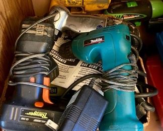 Assorted drills and drill chargers