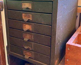 Vintage hardware organizer