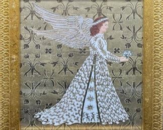 Renaissance style angel, Bombay Company print titled "Guardian of Marriage" by Kay Jackson