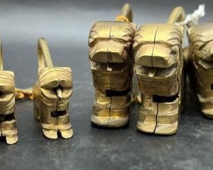 Chinese Brass Animal Padlocks