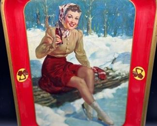 Coca Cola Tin Serving Tray
