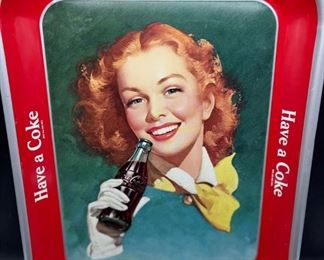 Coca Cola Tin Serving Tray