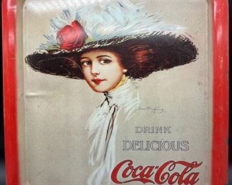 Coca Cola Tin Serving Tray