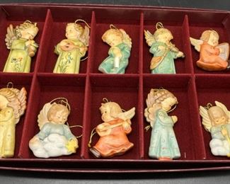 Hummel Goebel "Angels of Christmas" Set of 10 Christmas Ornaments