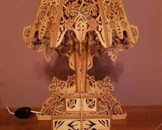 Unique Wood Lamp