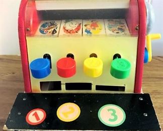 VIntage Fisher Price toy Cash Register