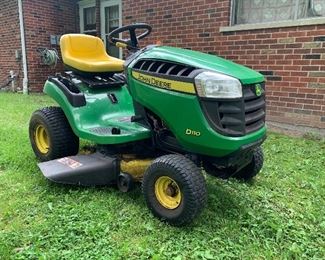 John Deer riding lawn mower. We will be taking offers on this mower for the homeowner. They will sell this as soon as there is a pending offer on the home 