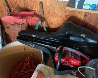 vintage Homelite Super chainsaw