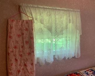 Lace curtains