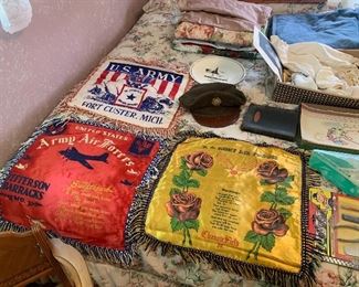 Army, Air Force embroideries, military hat