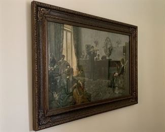Antique frame, art