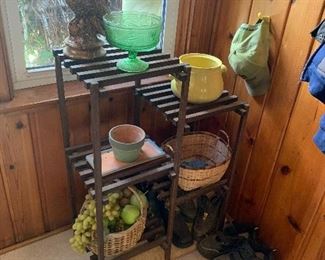 Multi tier mid century display stand 