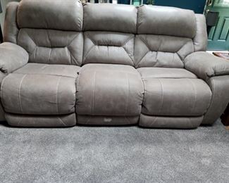 Leather Reclining Sofa
