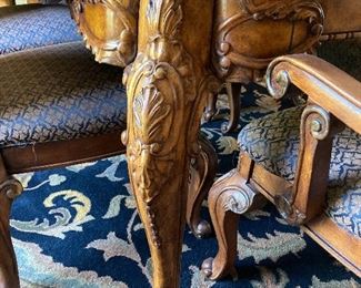 ornate Maitland-Smith dining table