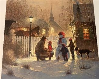 signed and numbered G Harvey "Daddy's Priorities"