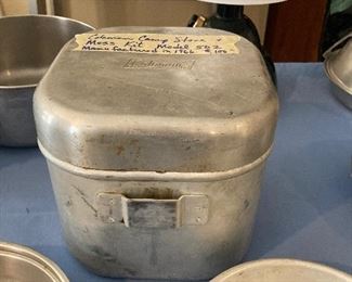 vintage single Coleman camp stove