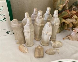 carved soapstone nativity