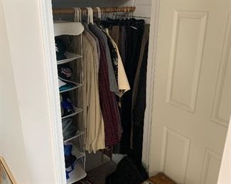 Shirts, suit pants, games, American Tourister luggage, briefcases, hats