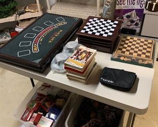 Games, Hallmark ornaments, VHS, Christmas