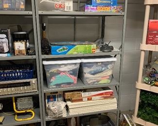 Games, paint, tiles, ice skates