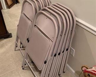 New folding chairs