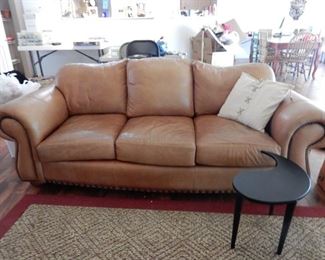 Leather Sofa (very slight wear)