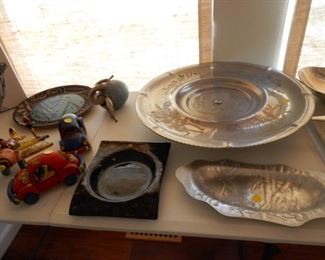 Hammered aluminum & misc.