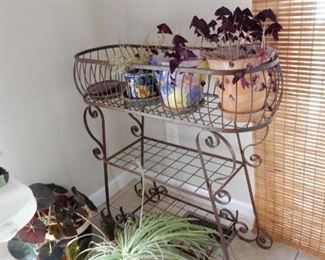 Plant Stand & Plants