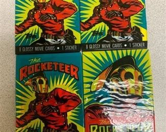 Lot of 4 Sealed Non-Sport Trading Card Packs | 1991 Topps The Rocketeer