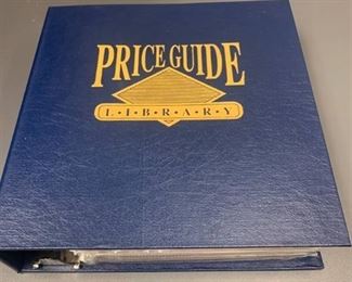 Binder of Beckett Baseball Card Price Guide Magazines