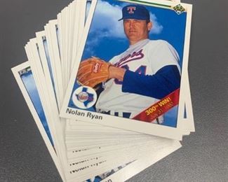 Investment Lot of 30 1991 Upper Deck Baseball #734 Nolan Ryan Cards