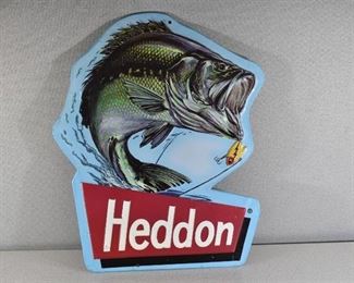 Heddon Tin Sign | Open Roads Brands | 6.75"x14.5"