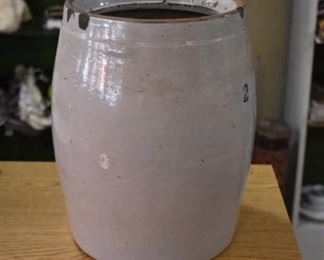 Vintage Stoneware Crock | 11.75" H