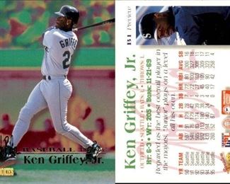 Set of 5 1996 Signature Rookies AutoBilia Preview Inserts | Baseball Cards | #B1-B5 Griffey, Damon, A-Rod