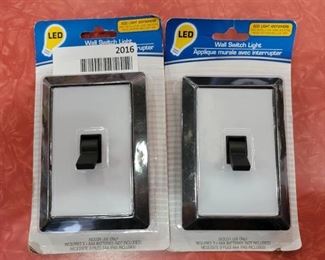 Lot of 2 LED Wall Switch Lights | In Package