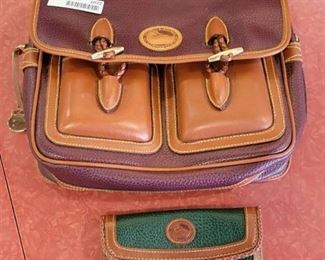 VTG Dooney & Bourke Leather Satchel and Wallet | 13.5"