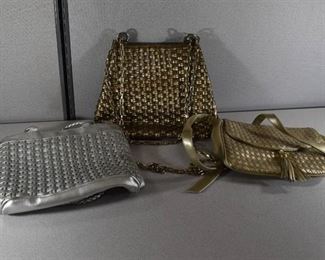 Lot of 3 Woven Style Purses
