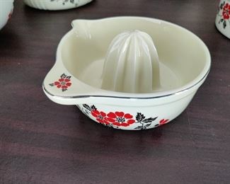 HALLS BRAND - "RED POPPY" VINTAGE SERVING CHINA COLLECTION