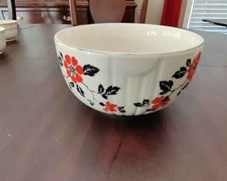 HALLS BRAND - "RED POPPY" VINTAGE SERVING CHINA COLLECTION
