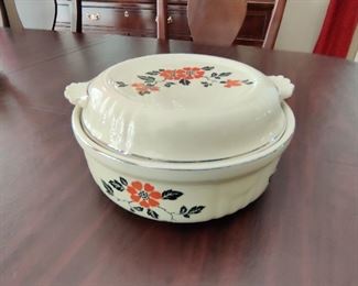 HALLS BRAND - "RED POPPY" VINTAGE SERVING CHINA COLLECTION