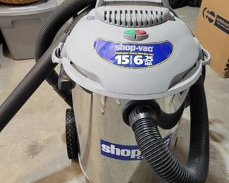 SHOP VAC BRAND - STAINLESS STEEL COMMERCIAL GRADE VACUUM