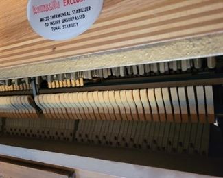 W W KIMBALL CO BRAND - UPRIGHT PIANO W/BENCH